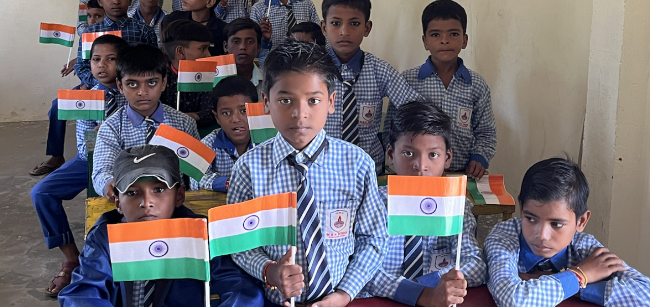 Students playing outdoor sports